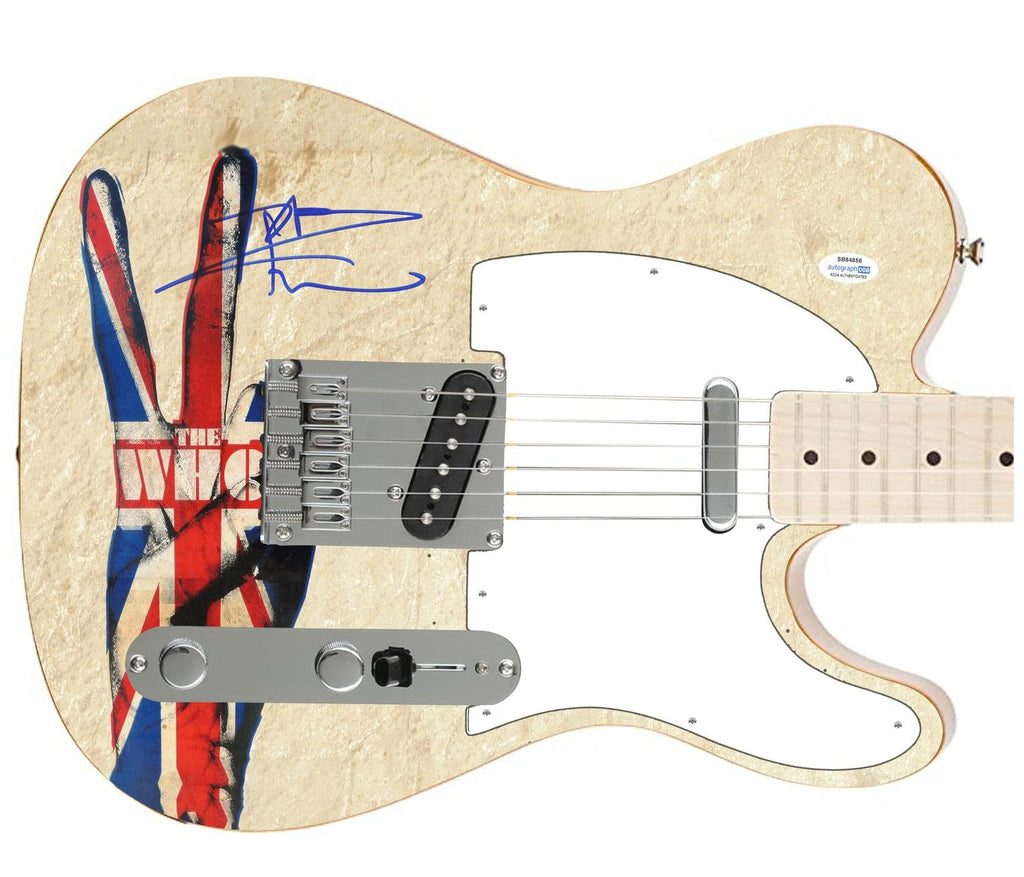 The Who Pete Townshend Signed Fender Autographed Custom Graphics Photo Guitar