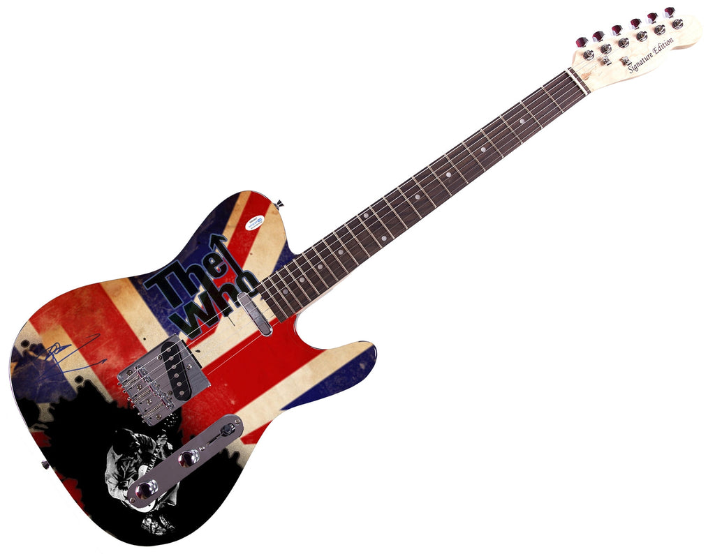 The Who Pete Townshend Signed Autographed Custom Graphics Photo Guitar ACOA