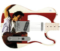 Bruce Springsteen Signed Fender Born In The USA Custom Graphics Photo Guitar