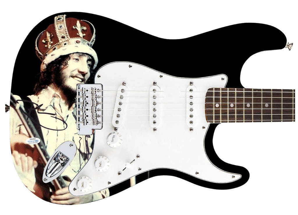 The Who Pete Townshend Signed Fender 1/1 Custom Graphics Photo Guitar ACOA