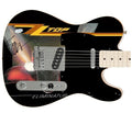 ZZ Top Billy Gibbons Autographed Fender Eliminator Album Lp CD 1/1 Custom Graphics Photo Guitar