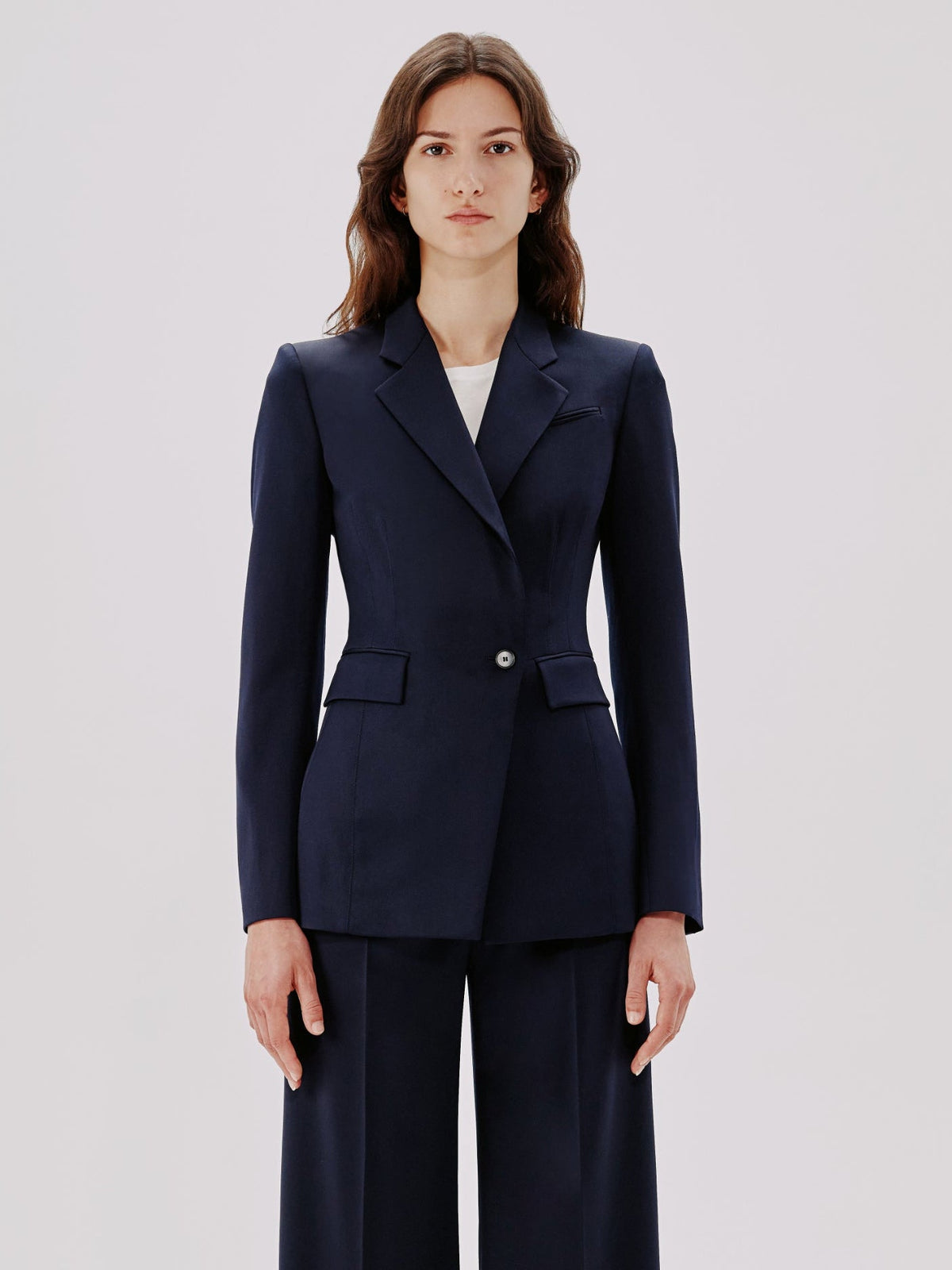 Seamed Waist Jacket - Resale | Navy