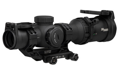 Sig Sauer TANGO MSR Compact |  Rifle Scope |  1-8X Magnification |  Second Focal Plane |  Illuminated BDC 8 Reticle |  24mm Objective |  30mm Main Tube |  Black |  Includes ALPHA MSR 1.535" Mount