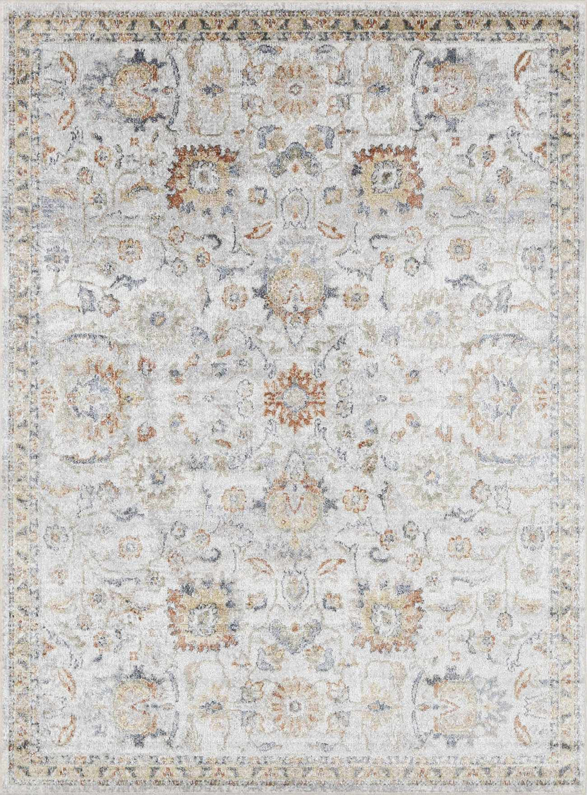Dion Washable Floral Rug - Clearance