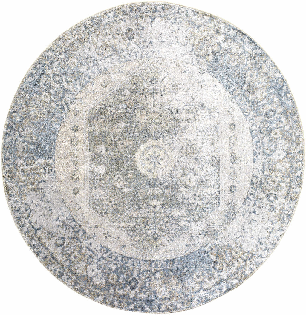 Gael Blue Boutique Washable Rug