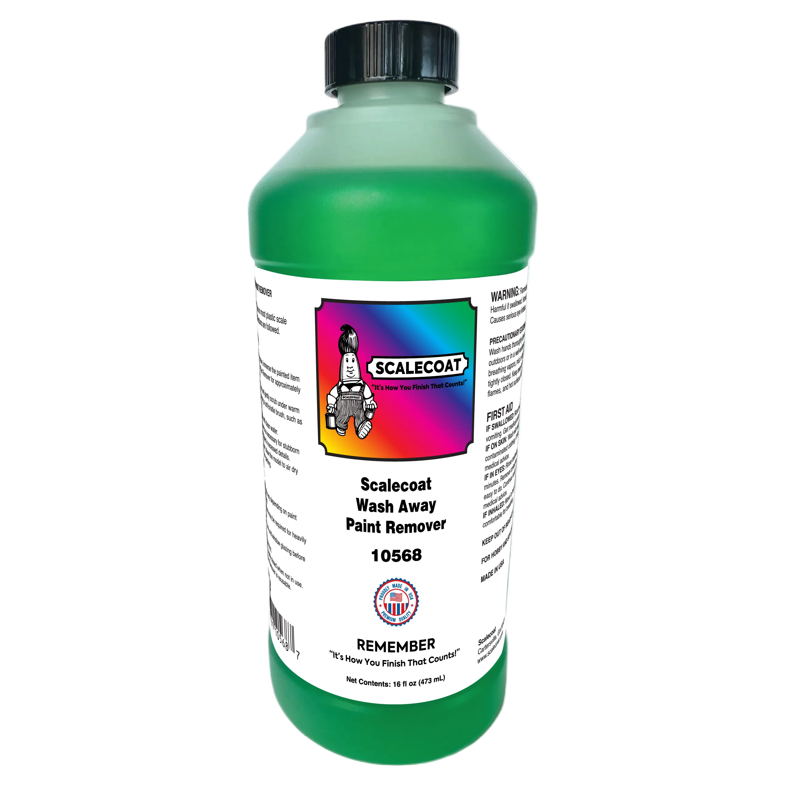 Scalecoat Wash Away Paint Remover 16oz Bottle - 10568