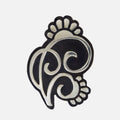 Esmeralda Flor Sterling Silver Pin