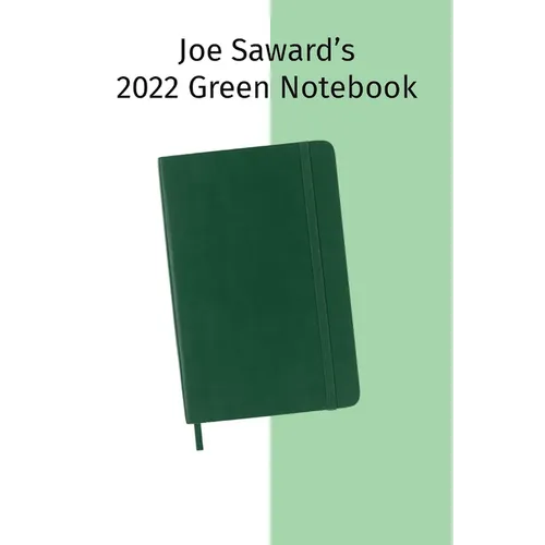 Joe Saward's 2022 Green Notebook - Paperback