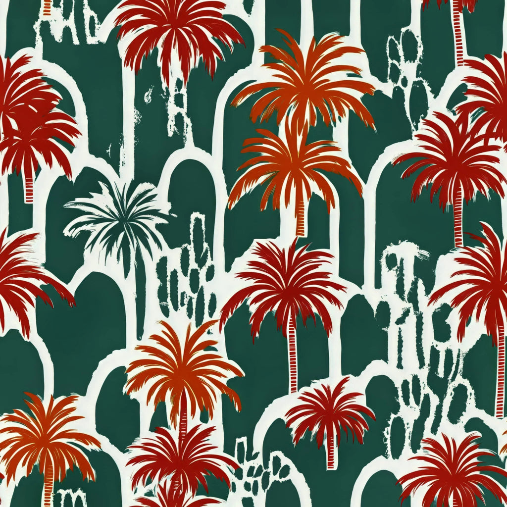 The Palm Beach Print – Palm Tree Surfboard Wall Art