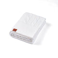 Cable Knit Baby Blanket in White
