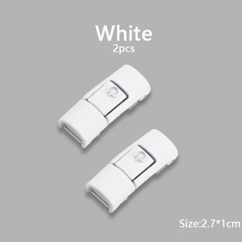 New Colorful Shoelaces Press buckle Metal Shoelace Clip Press Lock Kids Adult Shoes Accessories AF1 Sneaker Kits Metal Laces Tip