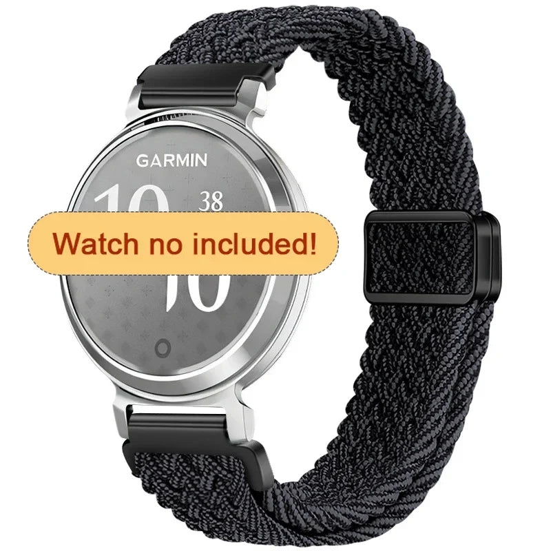 Garmin Lily 2 & 2 Active 14mm Braided Nylon Magnetic Band
