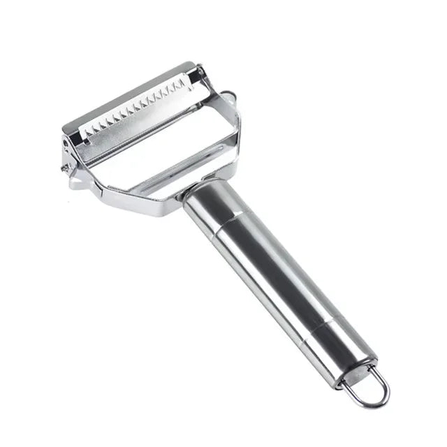 Stainless Steel Double-Head Vegetable Peeler | Multi-Function Kitchen Tool