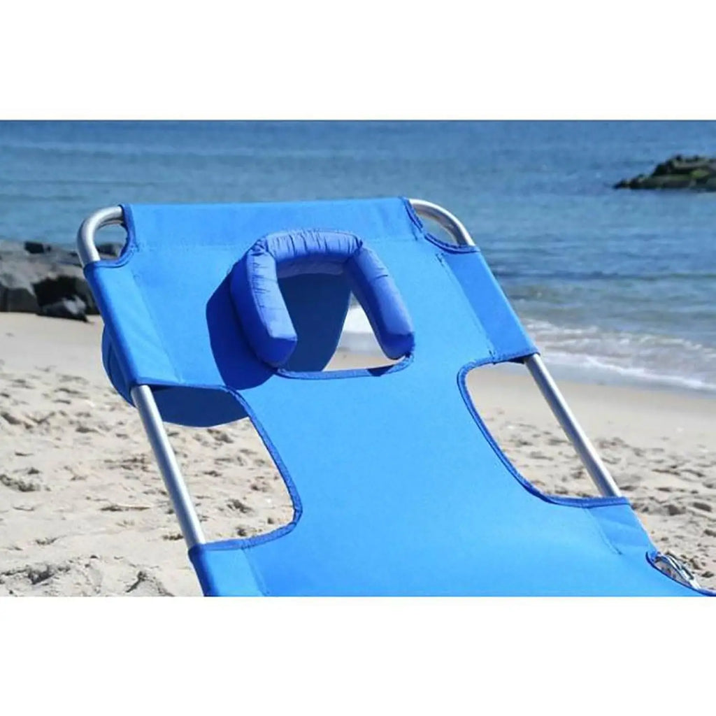 Portable Outdoor Folding Reclining Beach Lounge Chair For Lawn