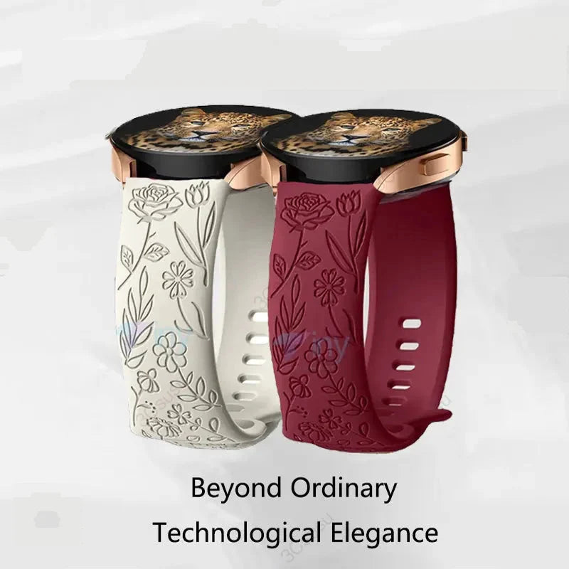 Polar Vantage, Grit X & Ignite Rose Engraved Silicone Band