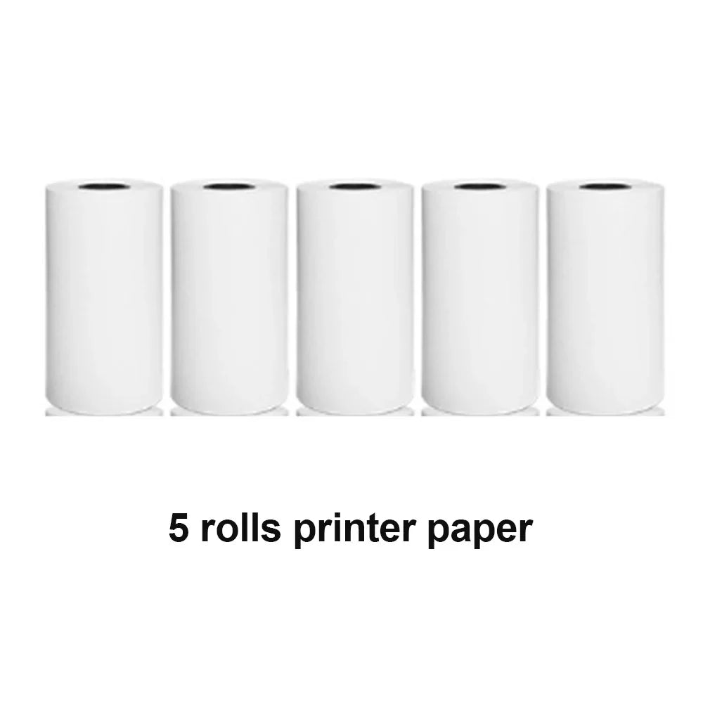 Mini Printer Portable Bluetooth Wireless Smart Label Thermal Portable Printers Stickers Paper Wireless Printers Children Gifts