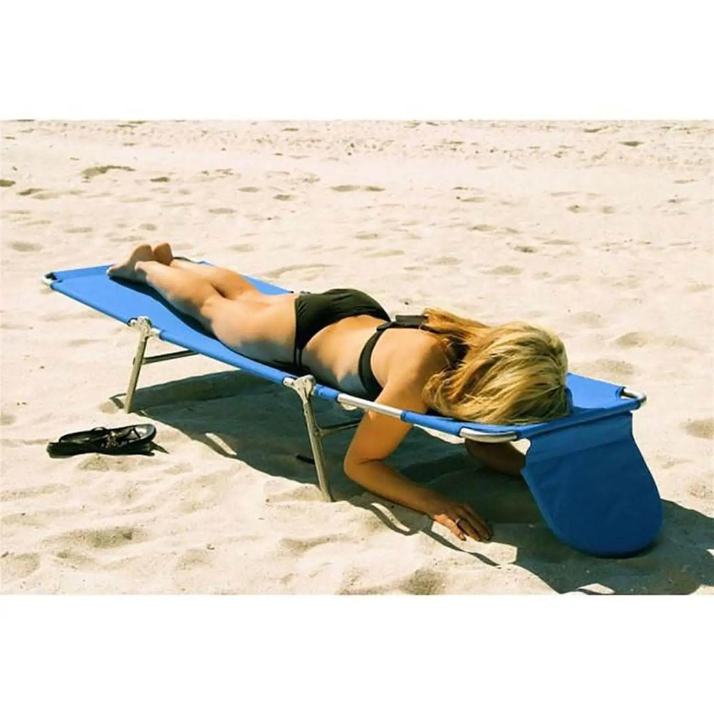 Portable Outdoor Folding Reclining Beach Lounge Chair For Lawn