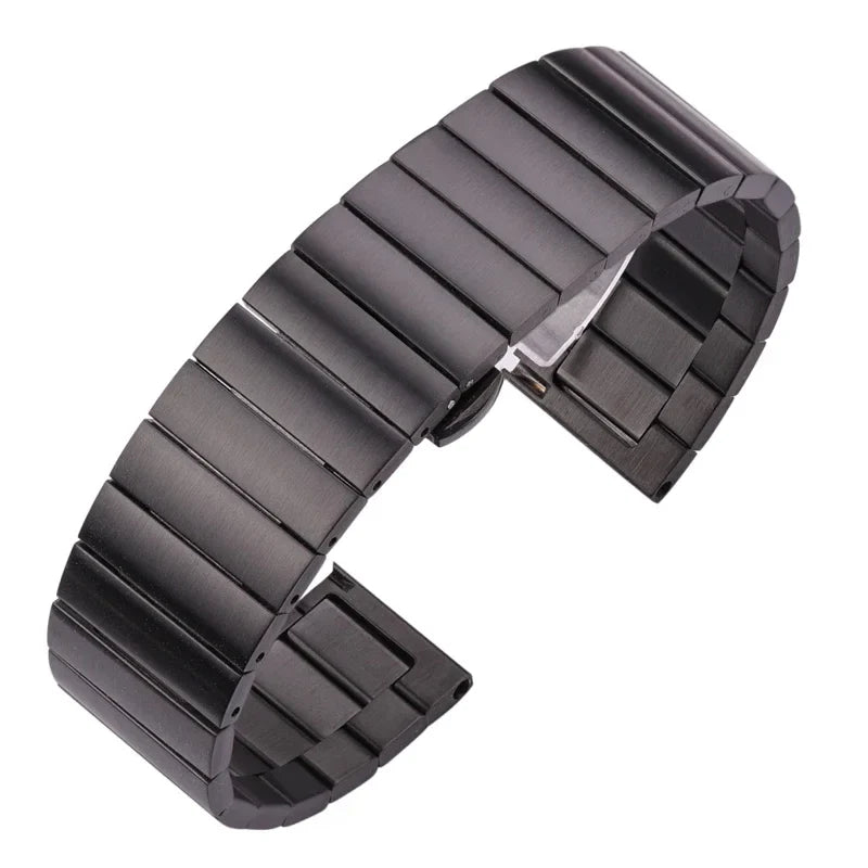 Garmin 18/20/22mm Quick Release Brushed Stainless Steel Bracelet