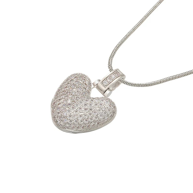 Silver Bubble Initial Letter Necklace | Customizable 26 Letters Pendant Jewelry for Women