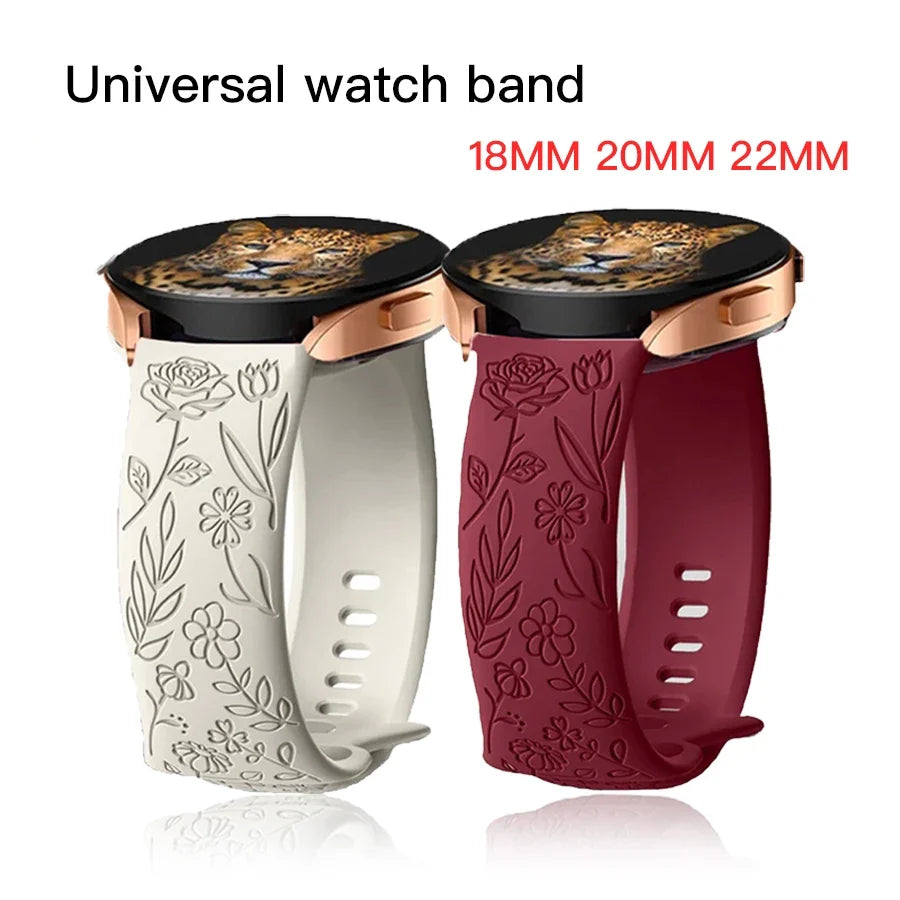Polar Vantage, Grit X & Ignite Rose Engraved Silicone Band