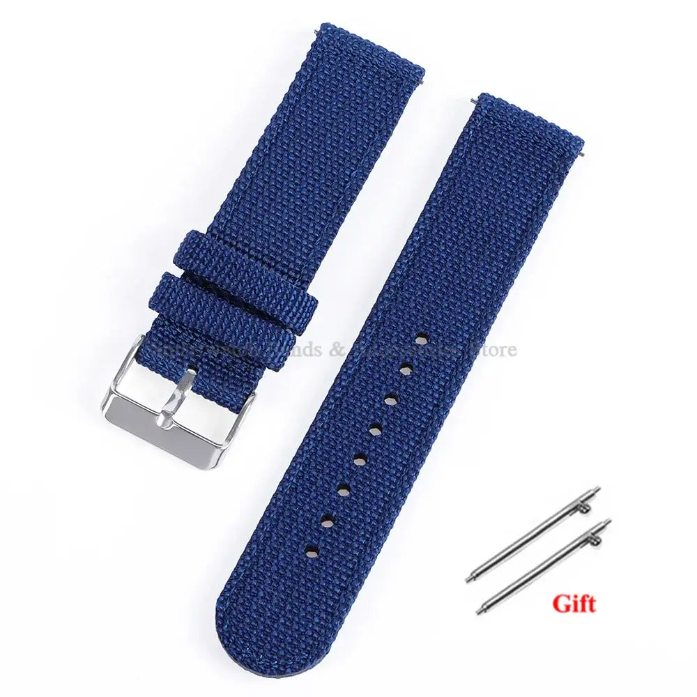 Garmin 18/20/22mm Quick Release Woven Nylon Band with Buckle Options