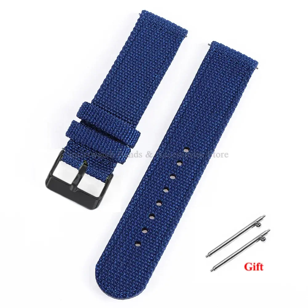 Garmin 18/20/22mm Quick Release Woven Nylon Band with Buckle Options