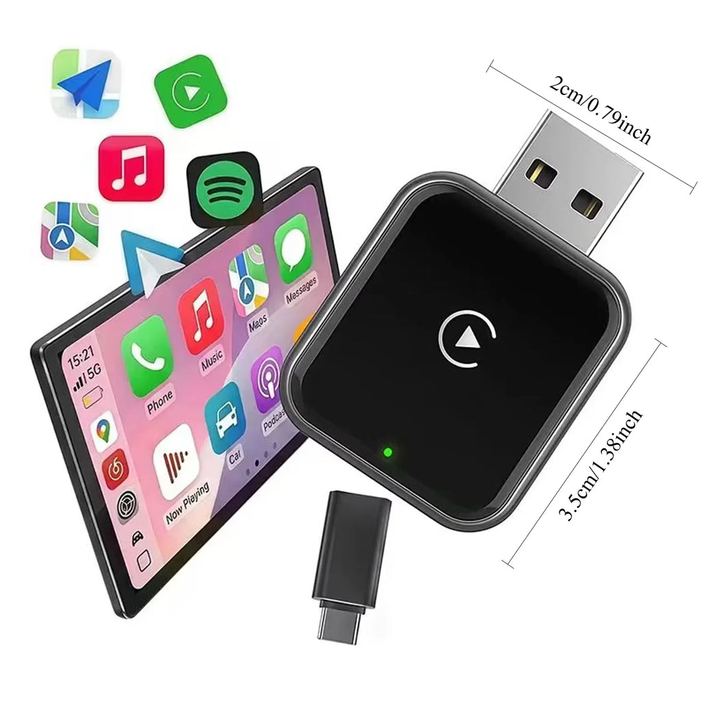 Vyvylabs Upgraded Wireless CarPlay Adapter For iPhone And Android