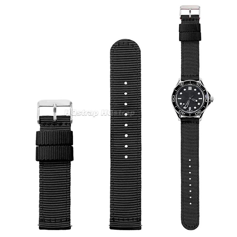 Samsung Galaxy Watch 7, 6, 5, 4 & FE Woven Nylon Band