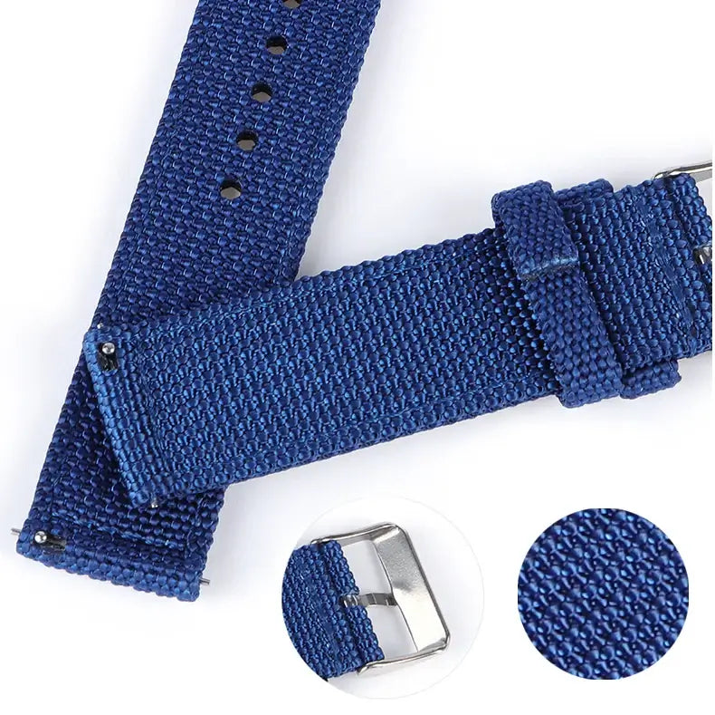 Garmin 18/20/22mm Quick Release Woven Nylon Band with Buckle Options