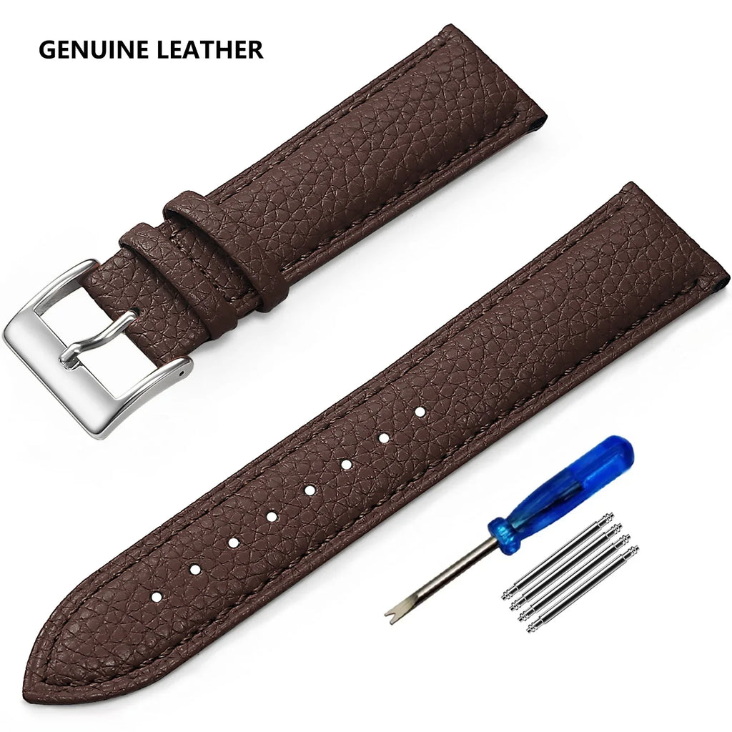 COROS PACE & APEX Grained Leather Band, Spring Bars & Tool