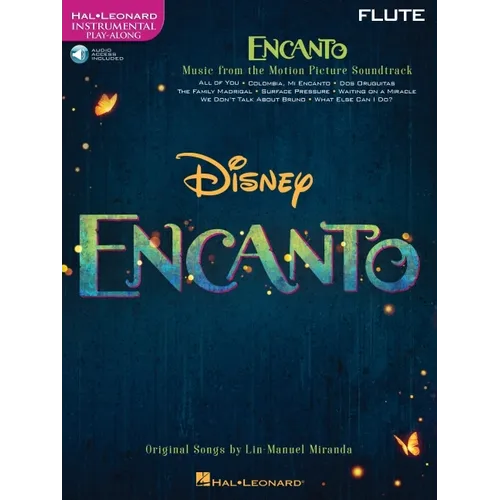 Encanto for Flute Instrumental Play-Along - Paperback