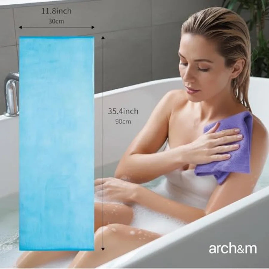 Exfoliating Washcloth And Body Scrubber 3 Pack Japanese Washcloth