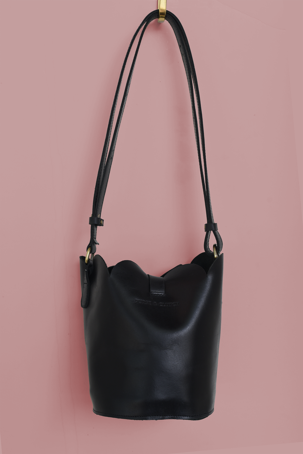 Scalloped Bucket Bag