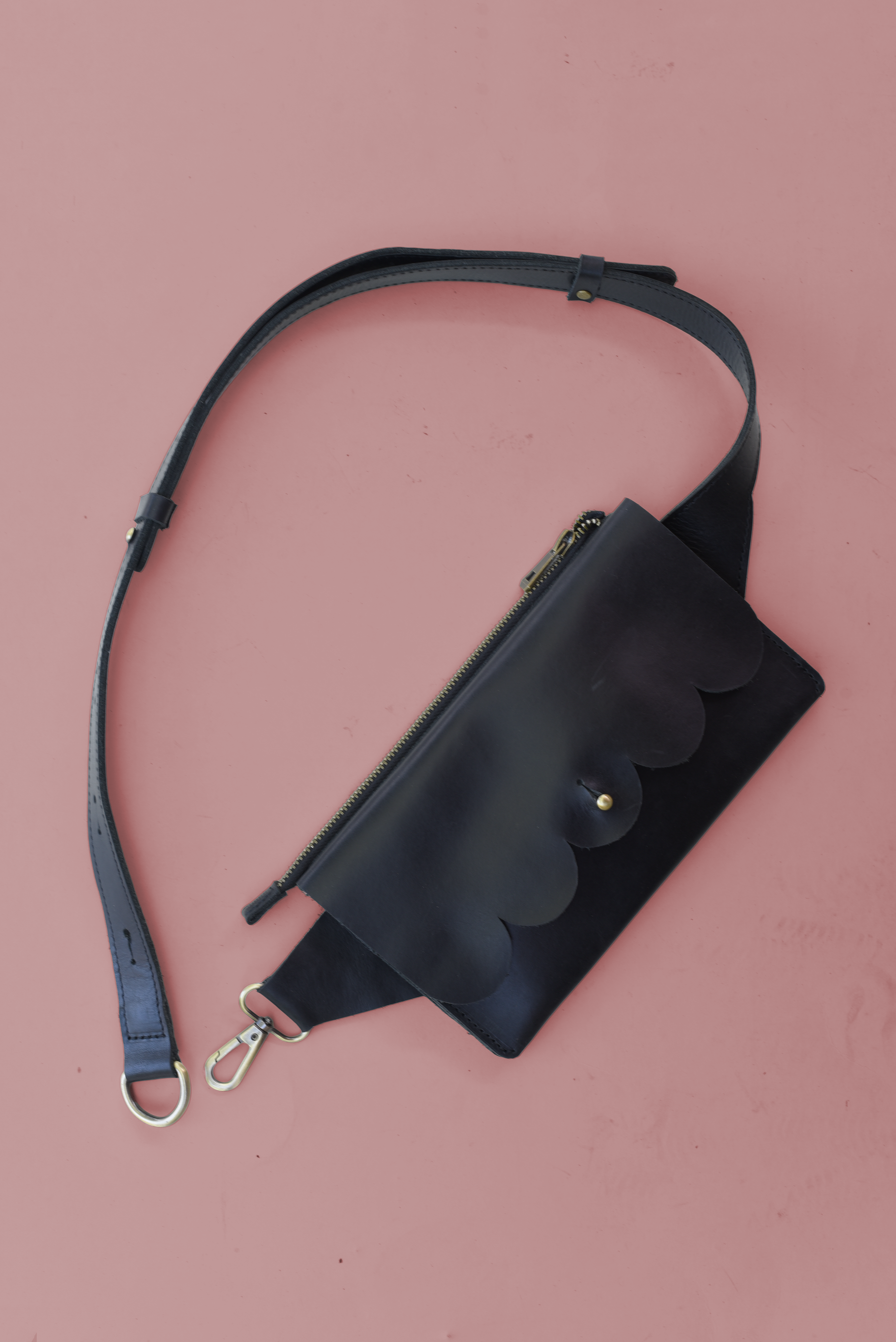 Scalloped Sling Bag