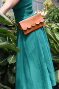 Scalloped Sling Bag