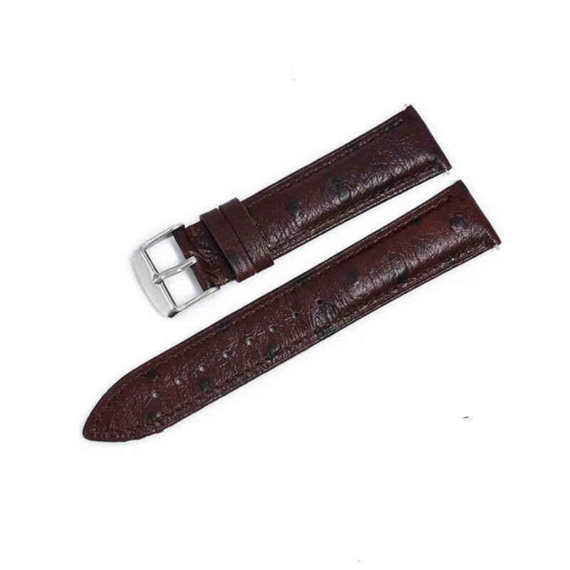 Amazfit Balance, GTR, GTS & Bip Ostrich-Pattern Leather Band