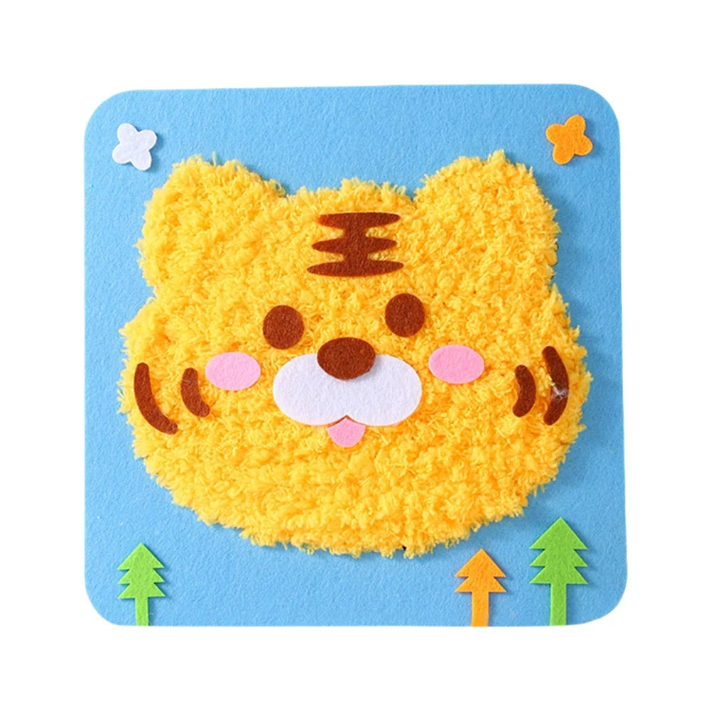 Creative DIY Sewing Kit for Beginners | Cute Animal Embroidery Doll Set