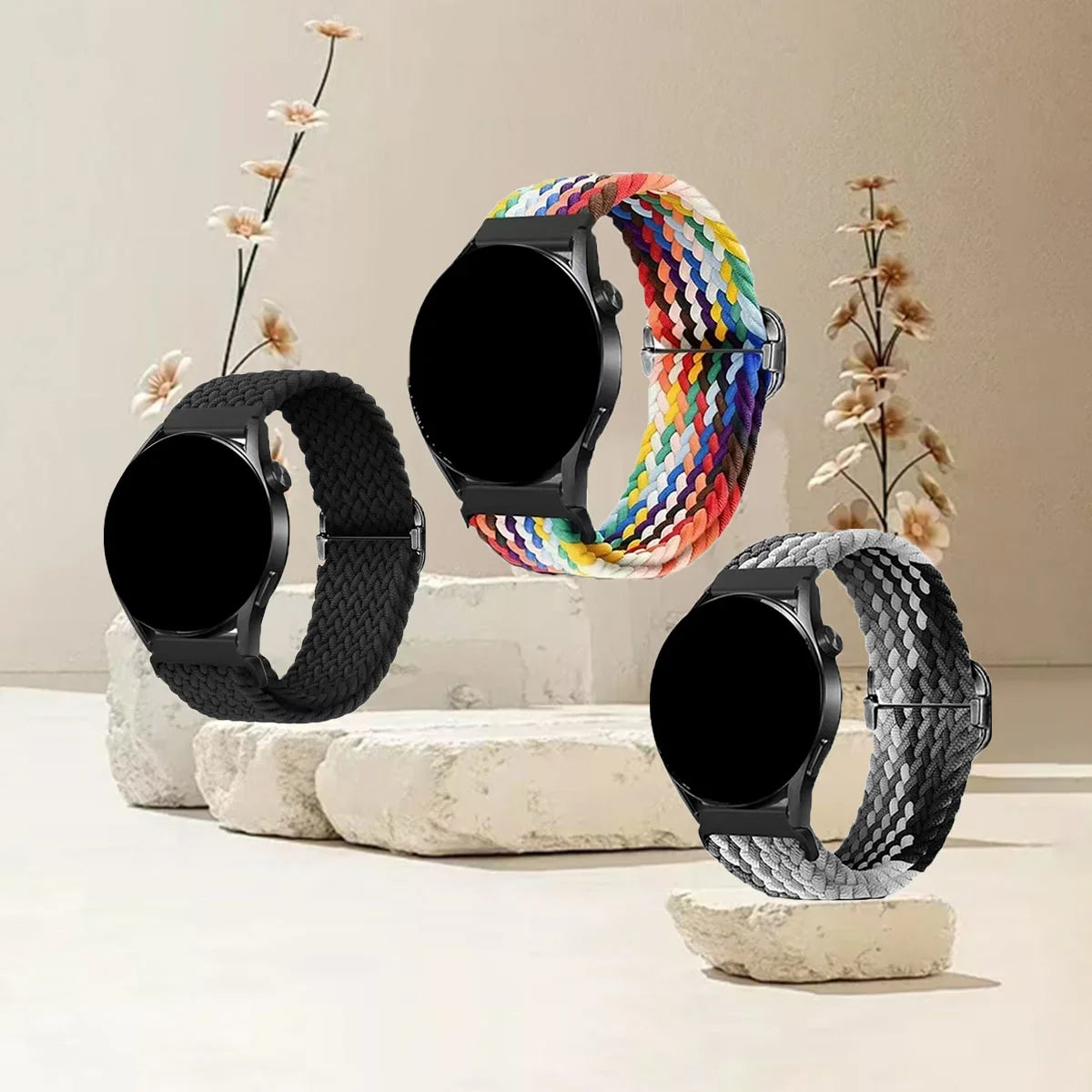 COROS PACE & APEX Braided Stretch Loop Band 3-Pack