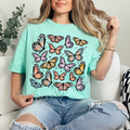 Collage of butterflies