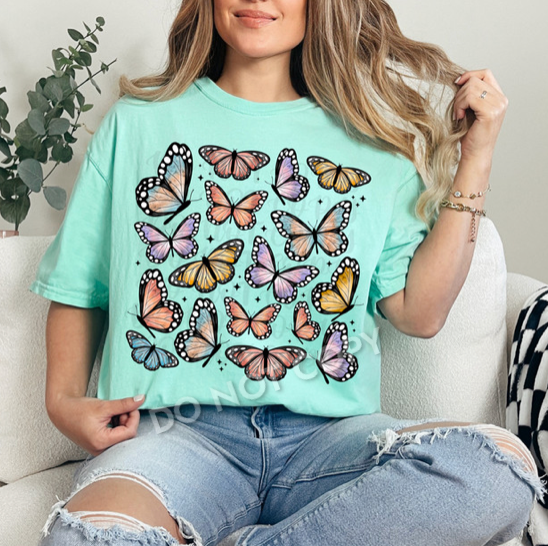 Collage of butterflies