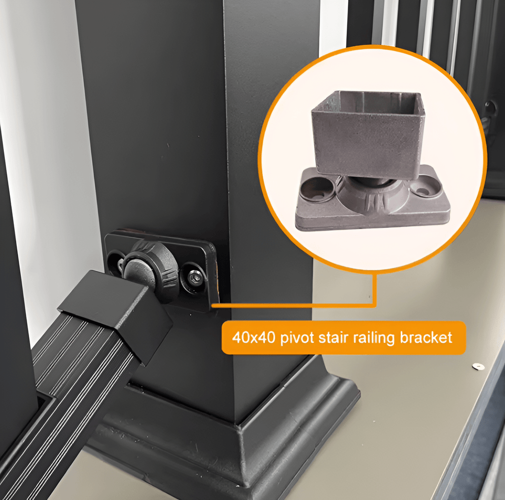 6-ft x 42-in Composite Railing Kit - Durable, Easy to Install & Low-Maintenance