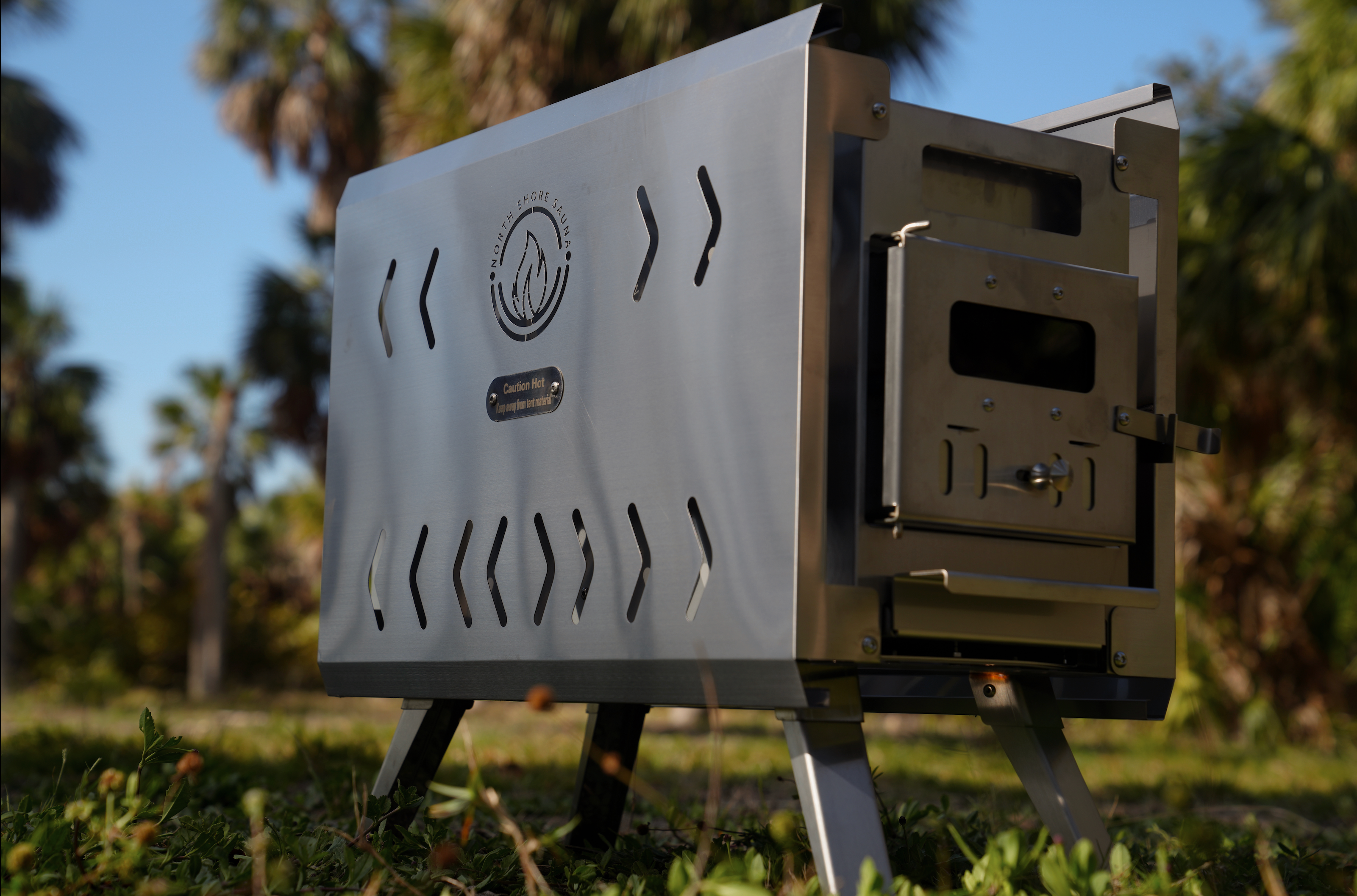 Mini Tent Sauna Stove | Wood-Fired