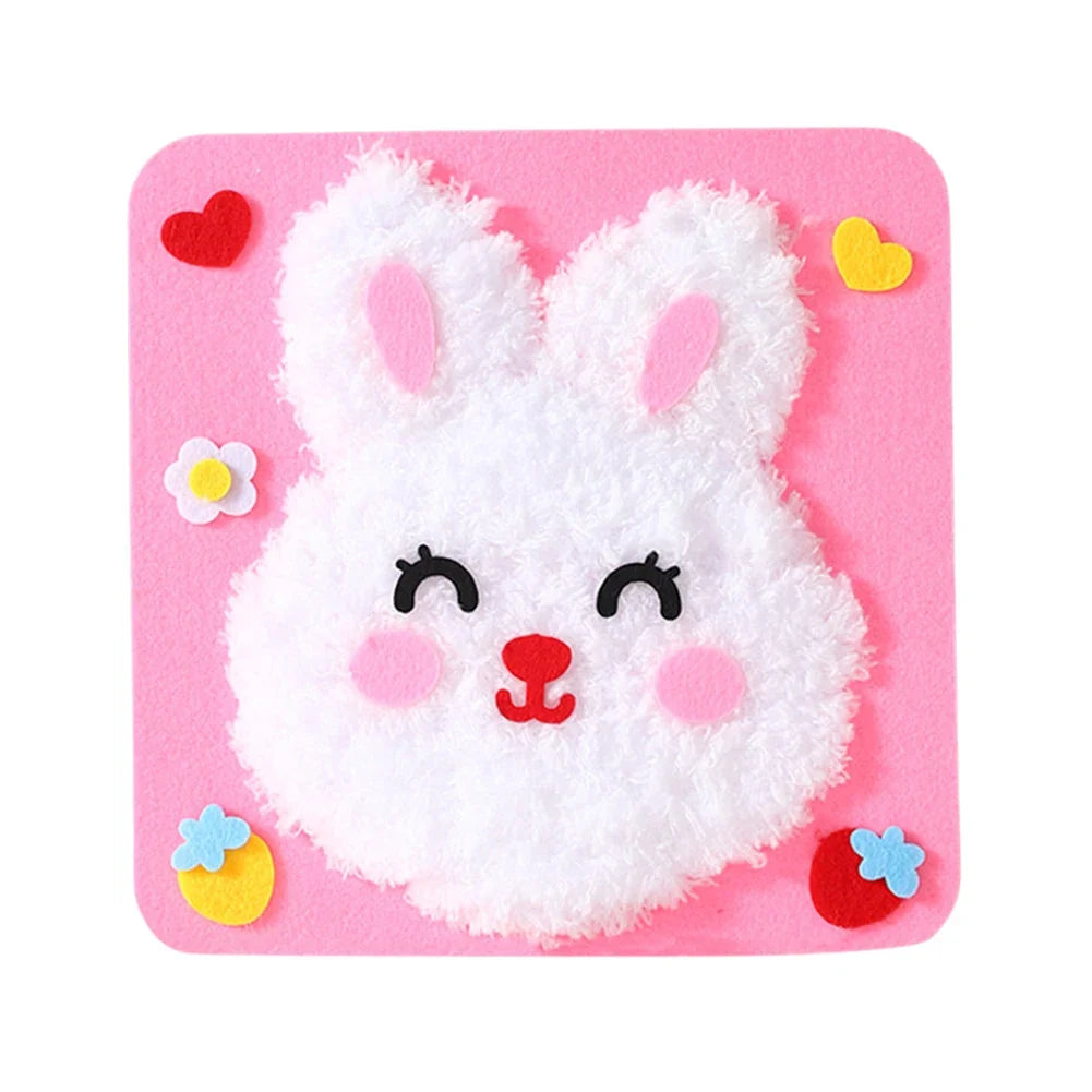 Creative DIY Sewing Kit for Beginners | Cute Animal Embroidery Doll Set