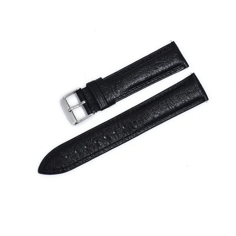 Garmin 18/20/22mm Quick Release Ostrich-Pattern Leather Band