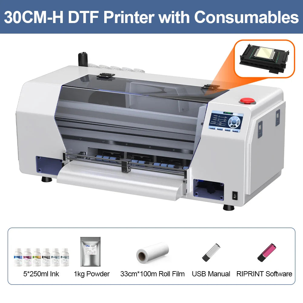 TOPPARTS DTF Printer Direct To Film Printing Machine For Clothes