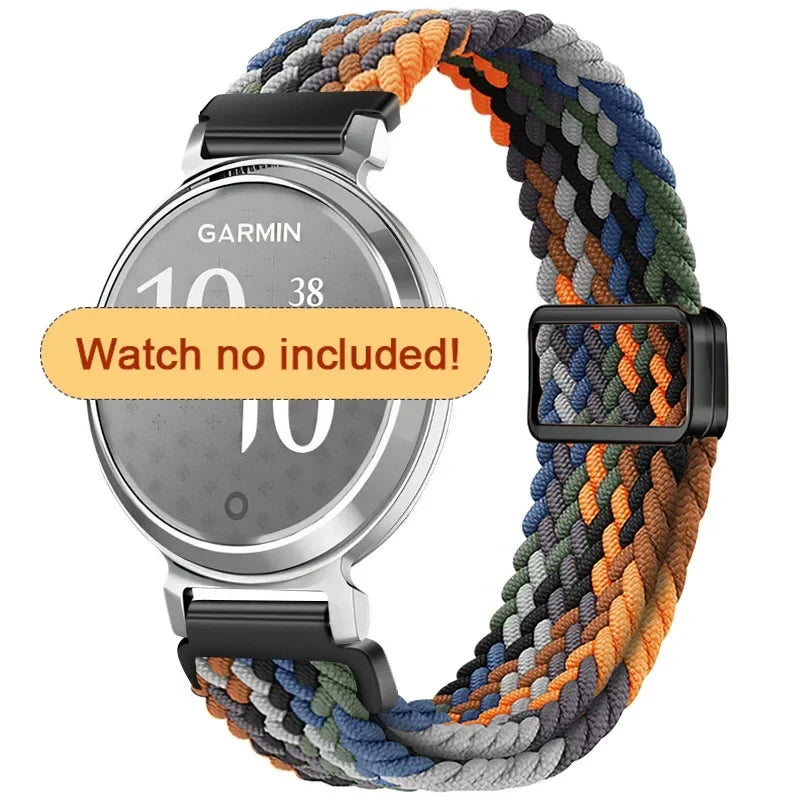 Garmin Lily 2 & 2 Active 14mm Braided Nylon Magnetic Band