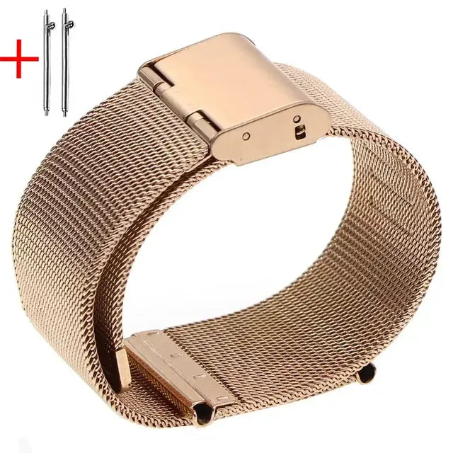 Garmin 18/20/22mm Quick Release Milanese Mesh Band with Folding Clasp