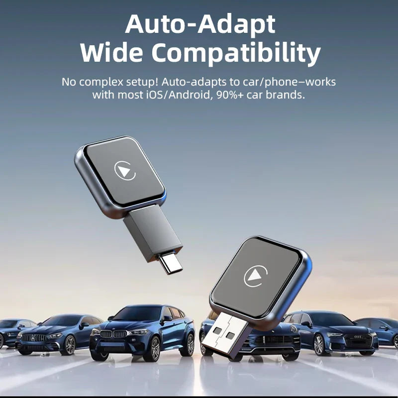 Vyvylabs Upgraded Wireless CarPlay Adapter For iPhone And Android
