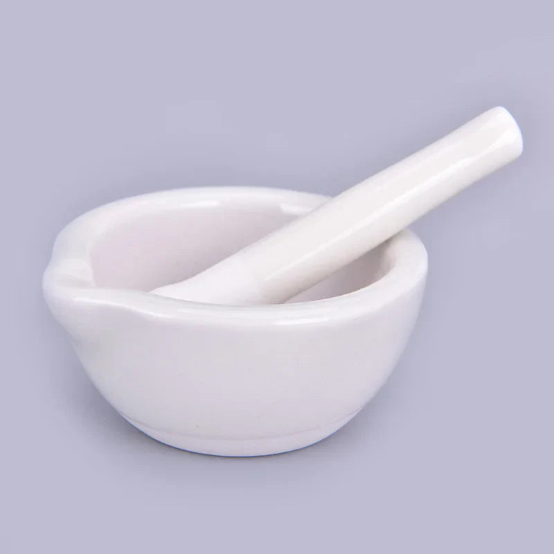 TPXCKz Ceramic Mortar And Pestle Spice Grinder Set