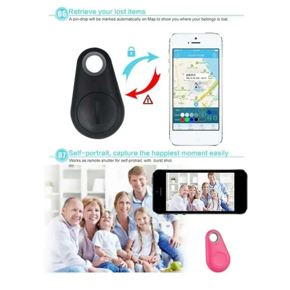 Wireless Mini GPS Tracker Anti Lost Alarm for Keys Wallet